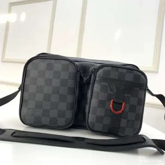Aaa replica bags VUITTON MESSENGER LOUIS UTILITY BAG 0624